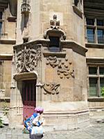 Paris, musee de Cluny, Escalier, Entree (2)